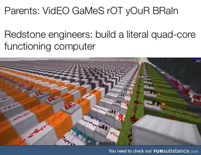 Minecraft grows your brain