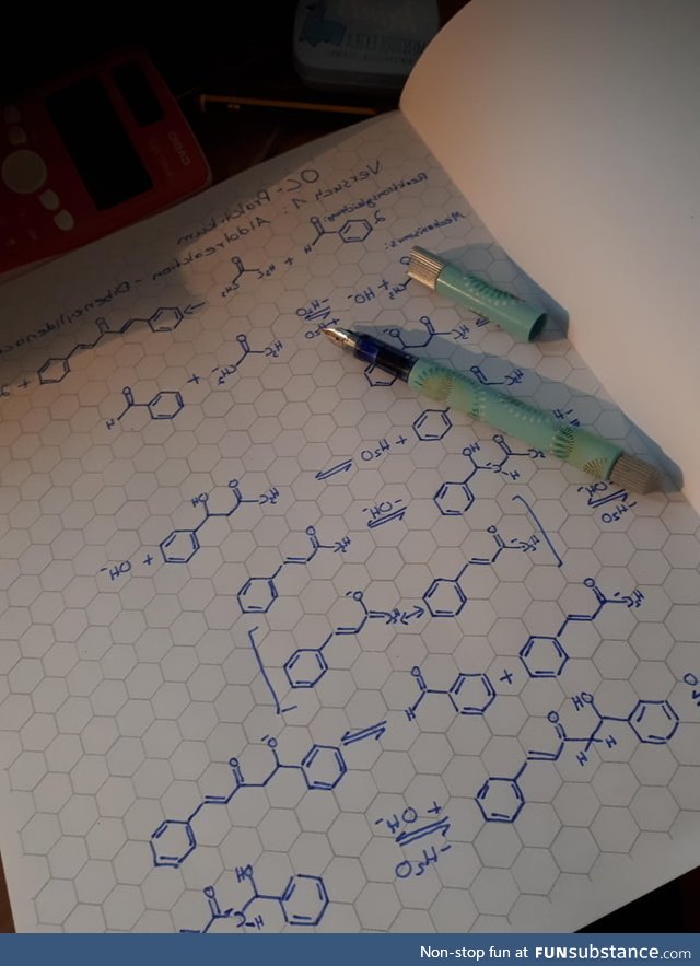 Hexagonal graph paper for organic chemistry