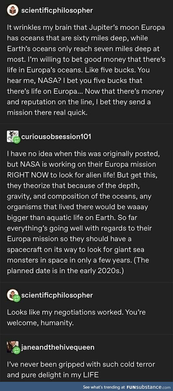 Europa, for science.!