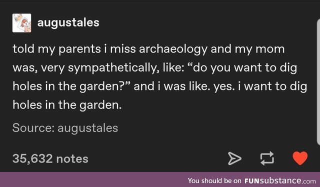 Archaeology isn't the same at home