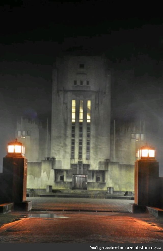 Old dutch radiostation looks like a evil genius laboratory