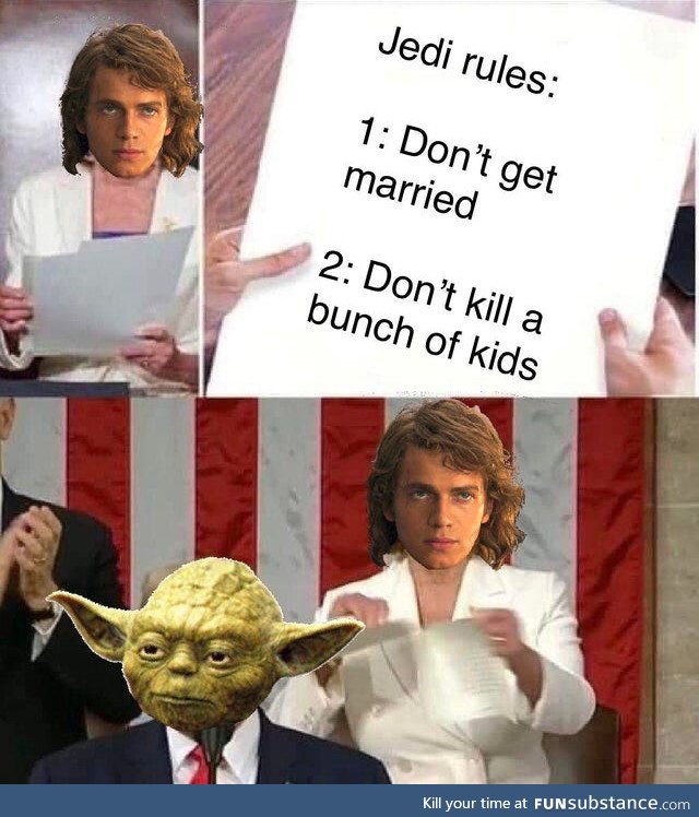 Anakin did nothing wrong