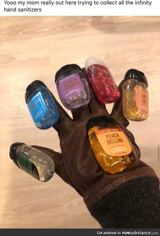 Infinity sanitizer gauntlet