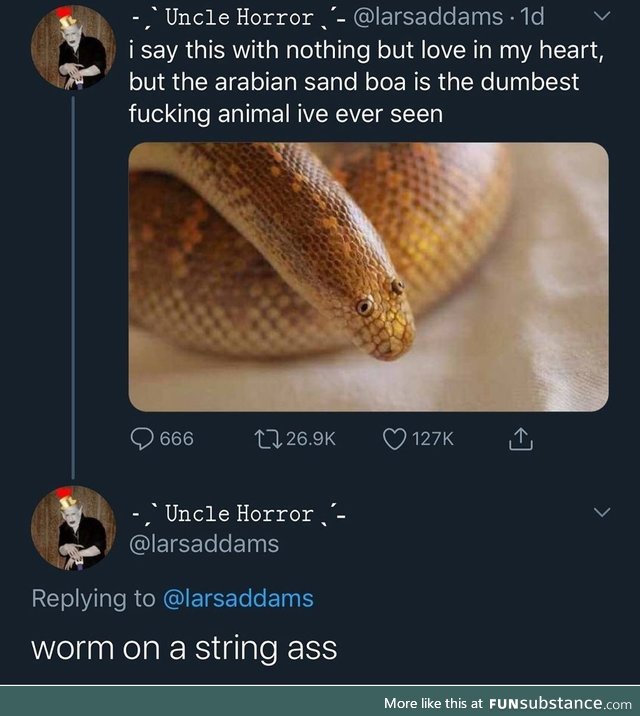 Worm on a string ass