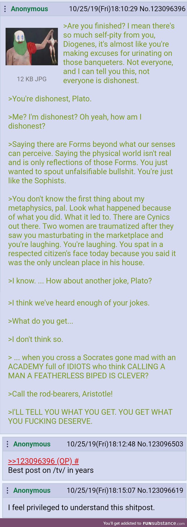 Philosophy gets to /tv/