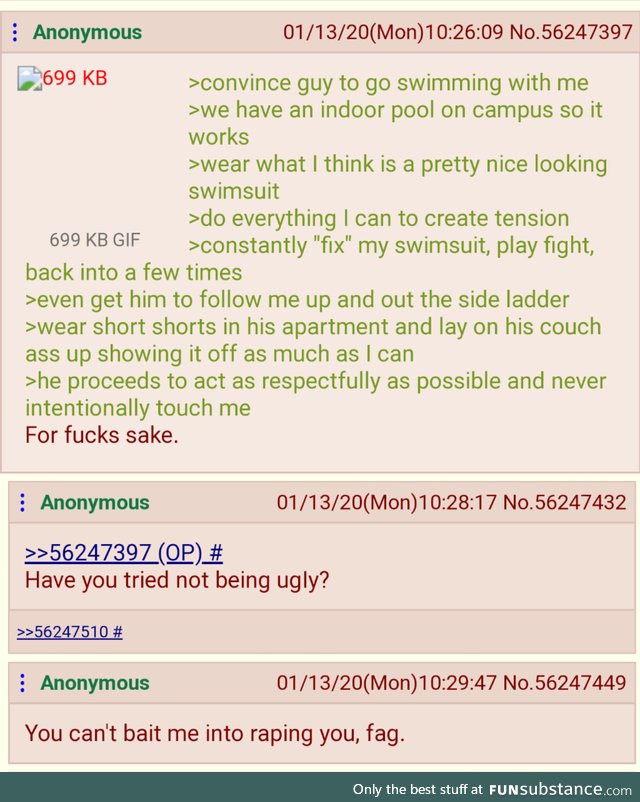 Femanon thinks guys are dense