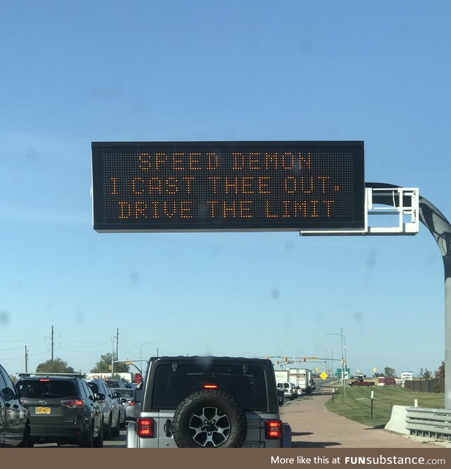 Thanks for the laugh UDOT