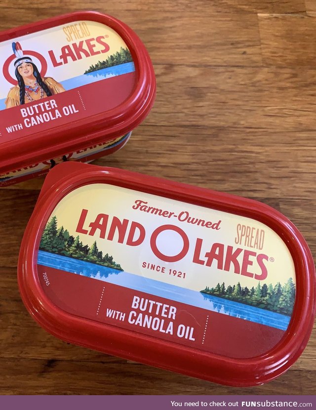 Land O Lakes removed the Indian from their logo but kept the land