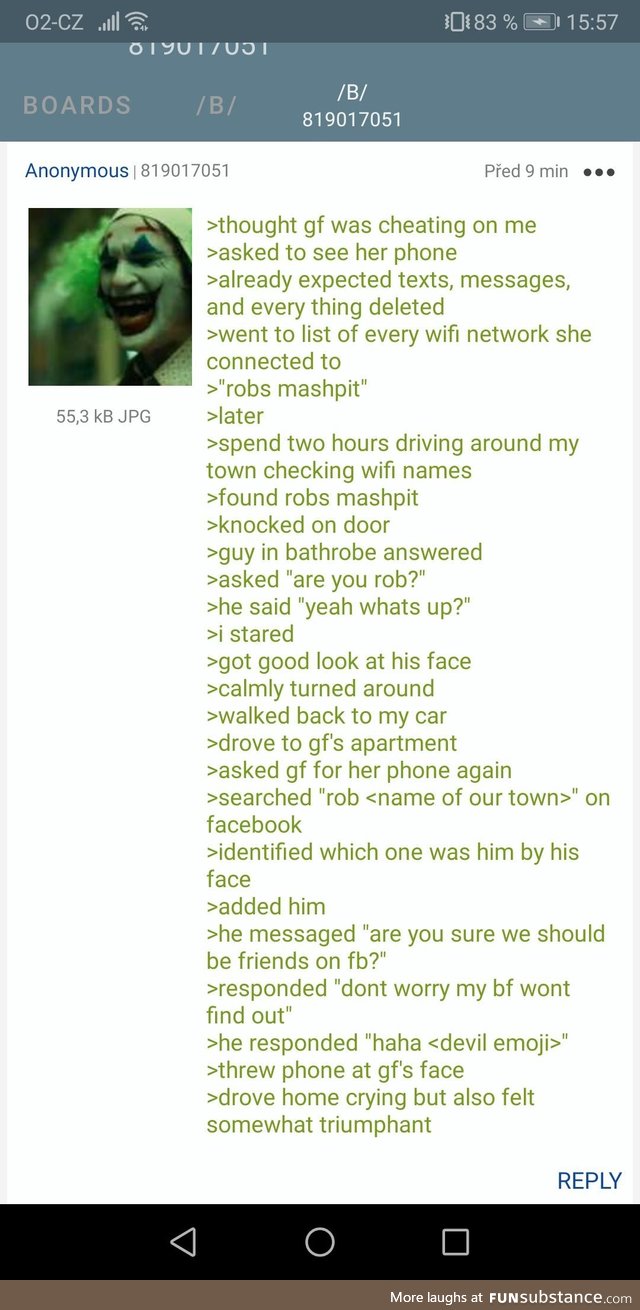 Anon holmes exposes gf