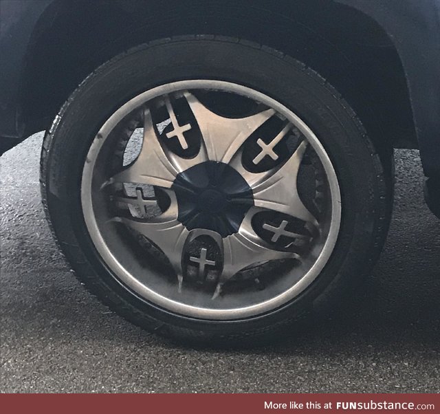 Jesus died for your rims