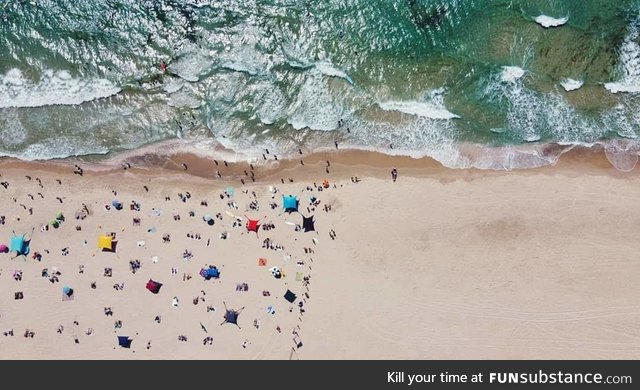 One beach closed due to C-19