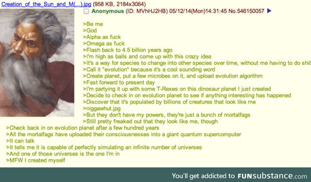 Creation Story according to 4chan