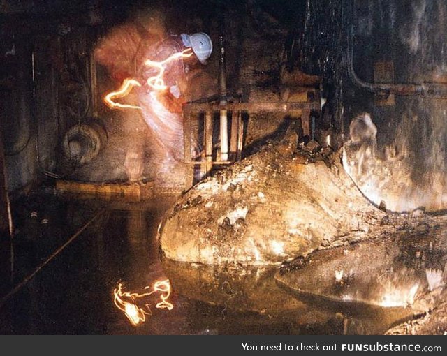 The elephant's foot, Chernobyl