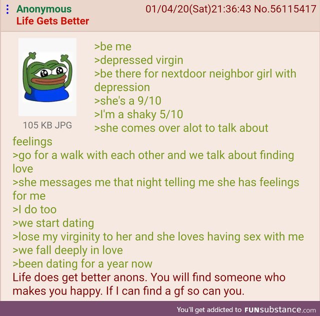 Anon gets a gf