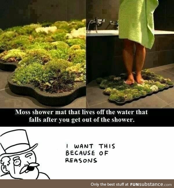 Moss showermat