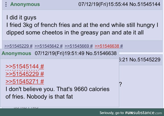 Anon is hungry