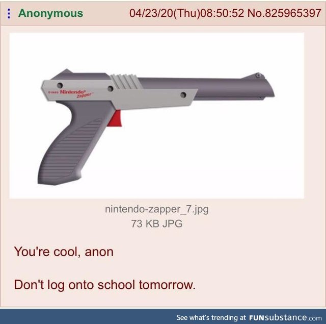 Anon will be spared