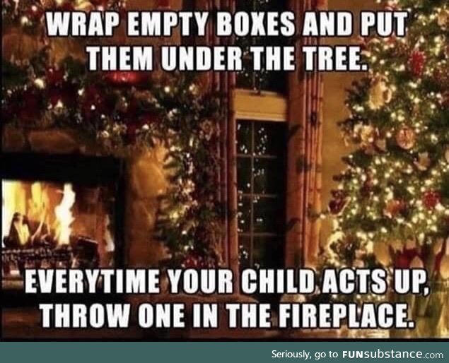 Christmas parenting tip for you all