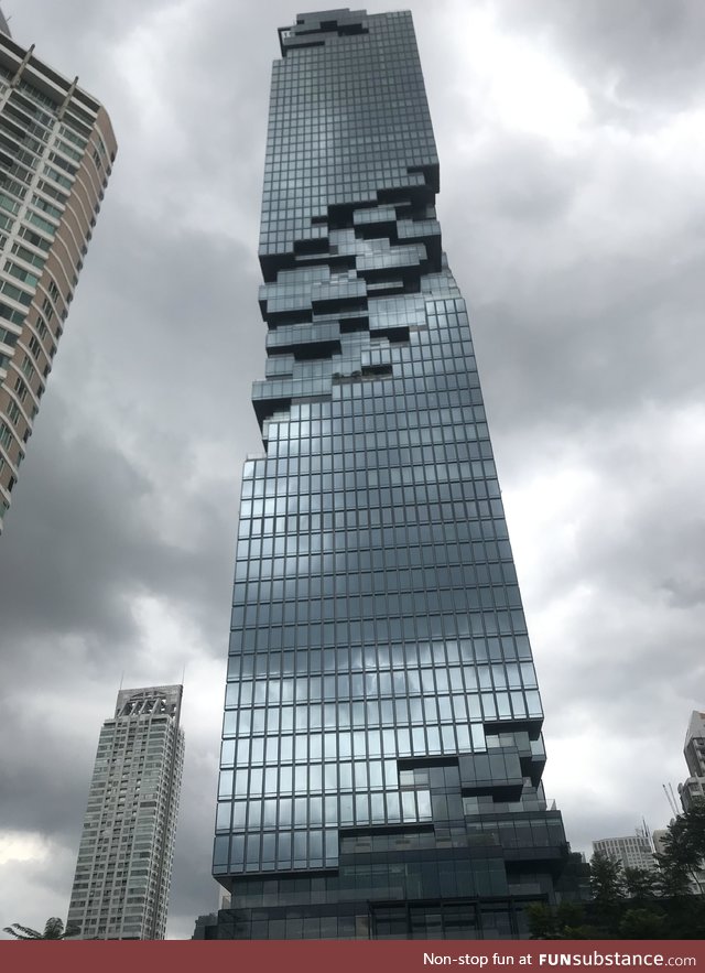 This cool building in bangkok, thailand