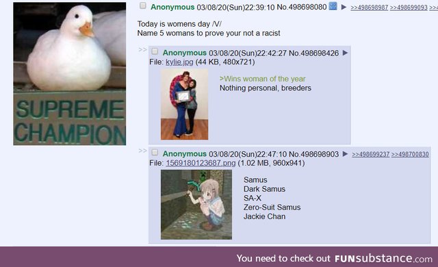 4chan celebrating Women's day