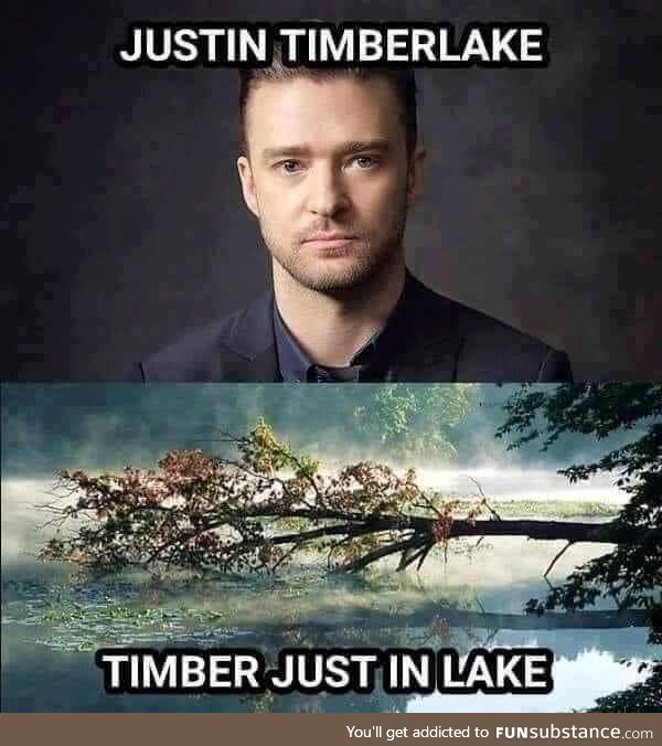 If a Timberlake falls in the forest and nobody is around to hear them, do they make a