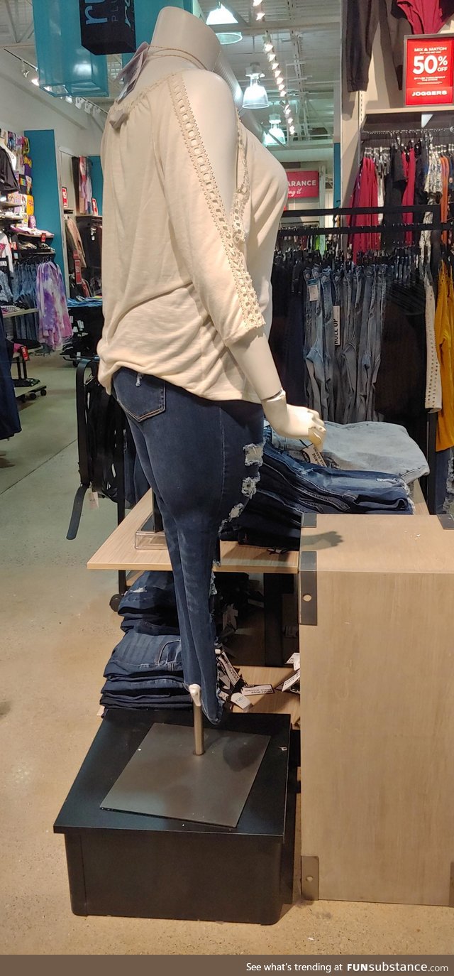 Jeans for chicks who always skip leg day