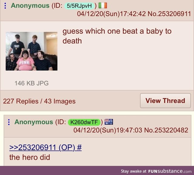 Anon is good with kids