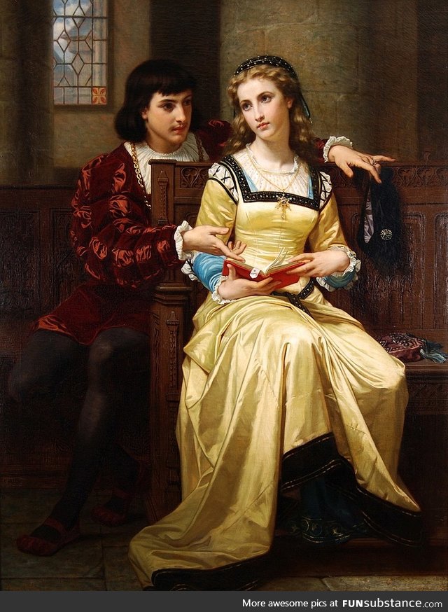 Romeo and Juliet by Hugues Merle, France