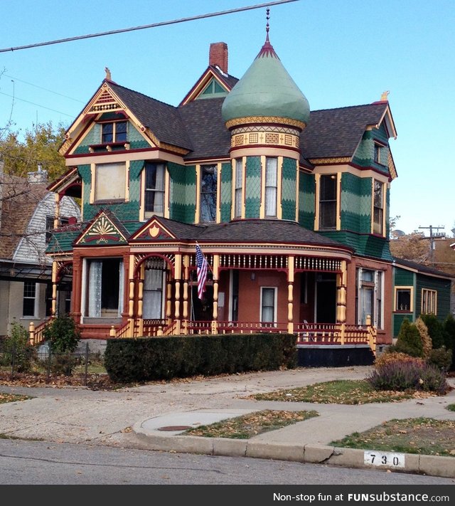 Found this cool house in Ogden Ut. I wish we were a culture that still put passion into