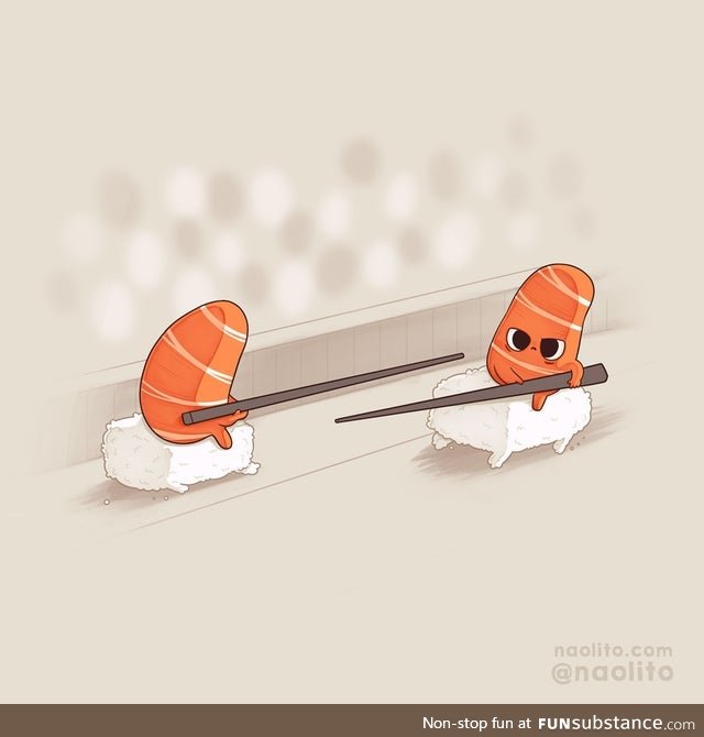 Sushi jousting