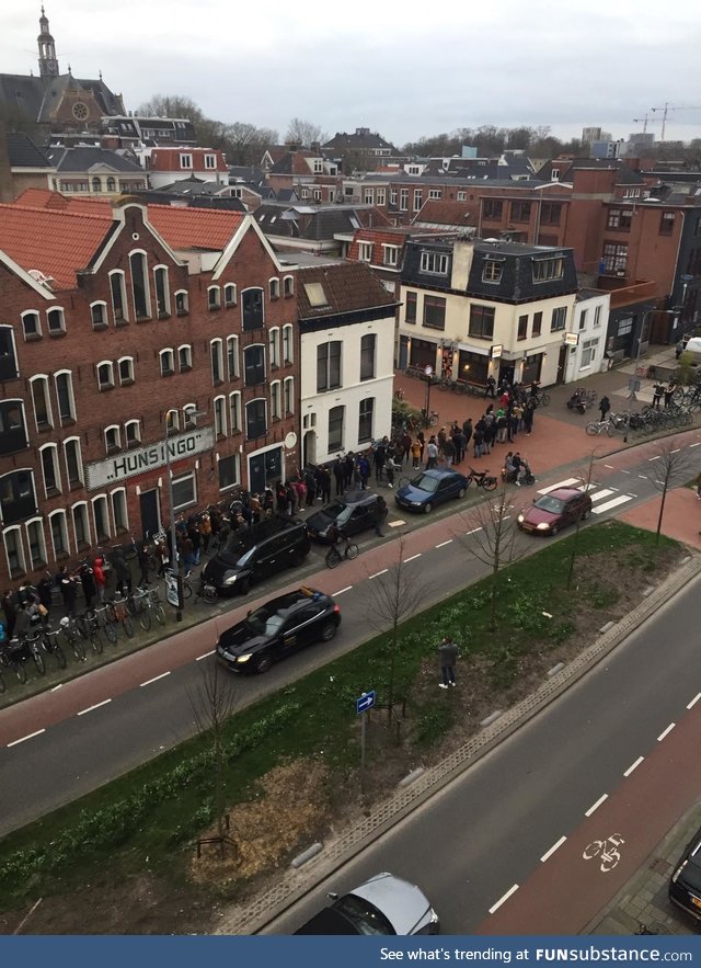 The Dutch panic buying weed