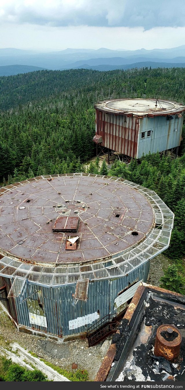 I went to see some abandoned radar towers in Vermont the other day and I got a better