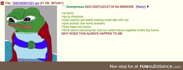 Anon cannot talk to girls