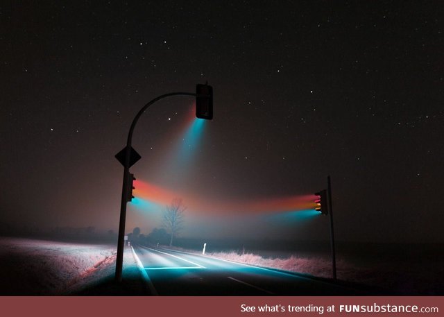 Long Exposure at traffic light