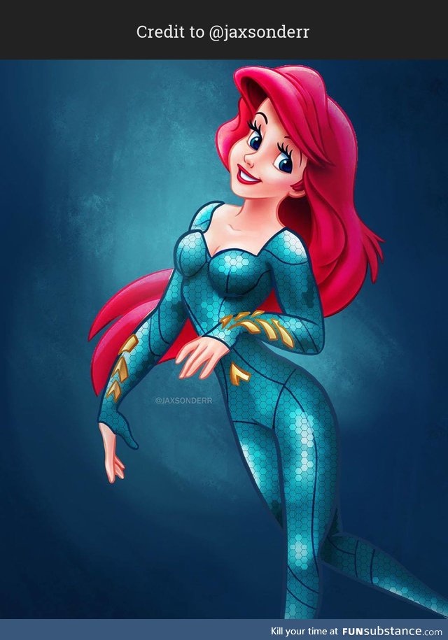 Ariel as Mera is the crossover we didn't know we needed, until now