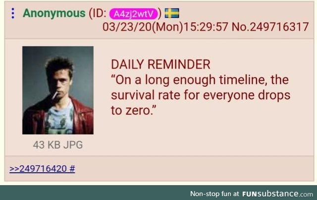 Anon on coronachan's death rate