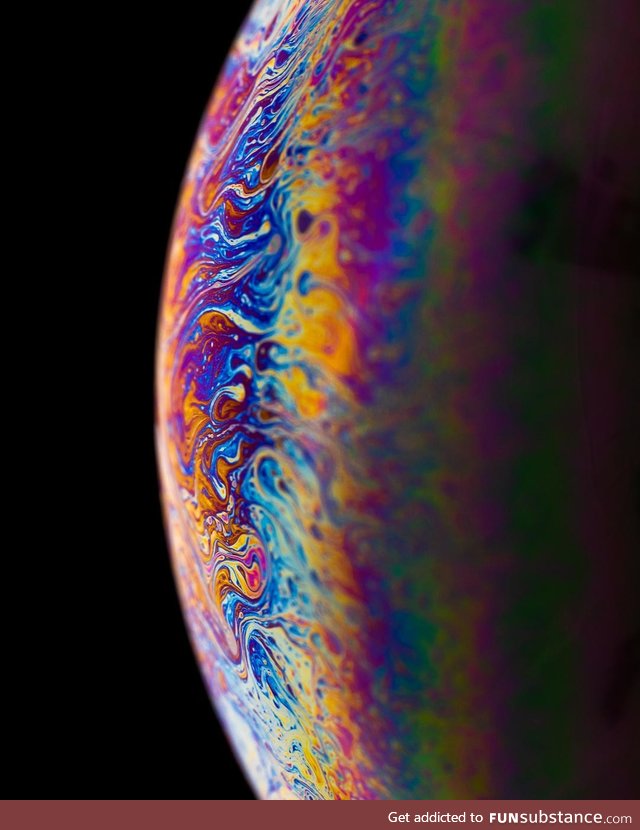 Insane Macro shot of a bubble ????????