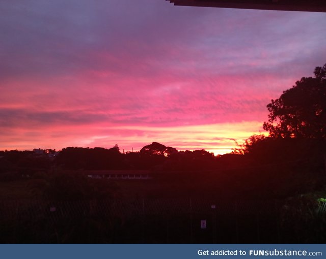 Awesome sunset in Vinhedo, Brazil