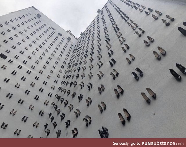 Memorial to commemorate 440 women killed by their own husbands last year- turkey