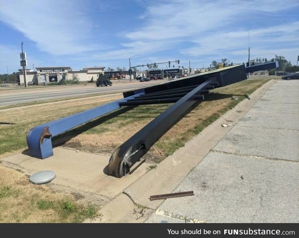 It was pretty windy yesterday in Iowa