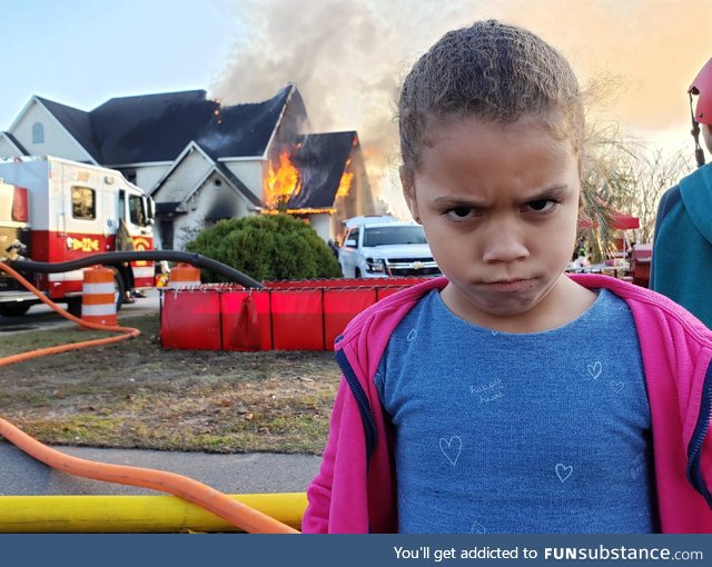 Went to a controlled burn today and got to recreate one of my favorite memes with my