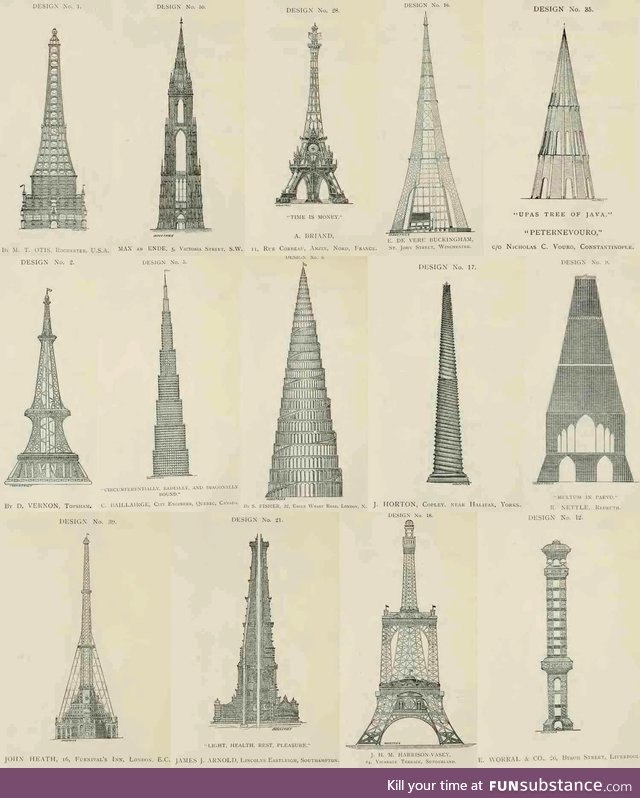 Eiffel Tower b-roll designs