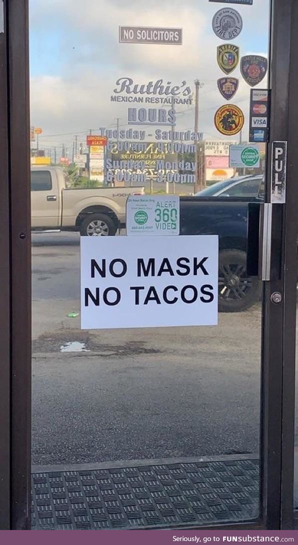 San Antonio restaurant not messing around