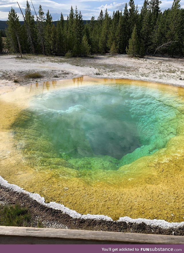 Morning glory pool