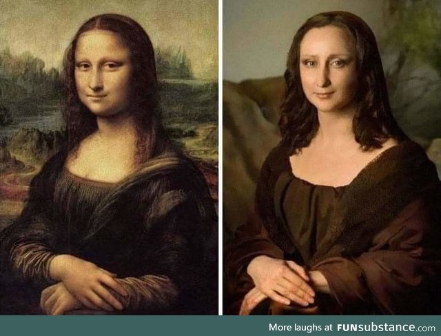 Mona lisa recreation