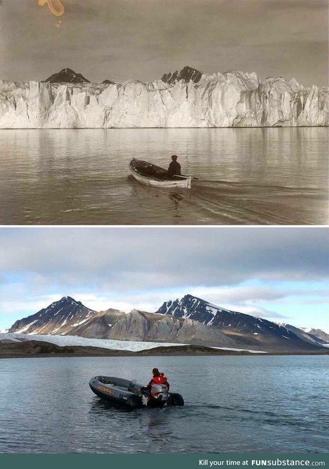 The arctic 105 years ago vs today