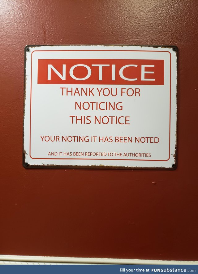 NOTICE