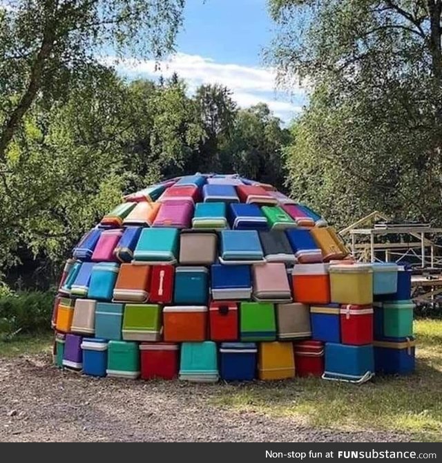 Igloo Igloo. A direct result of global warming