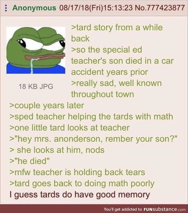 Anon is a Tard