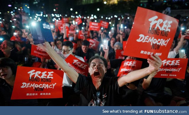 Free hong kong! Democracy now!????????